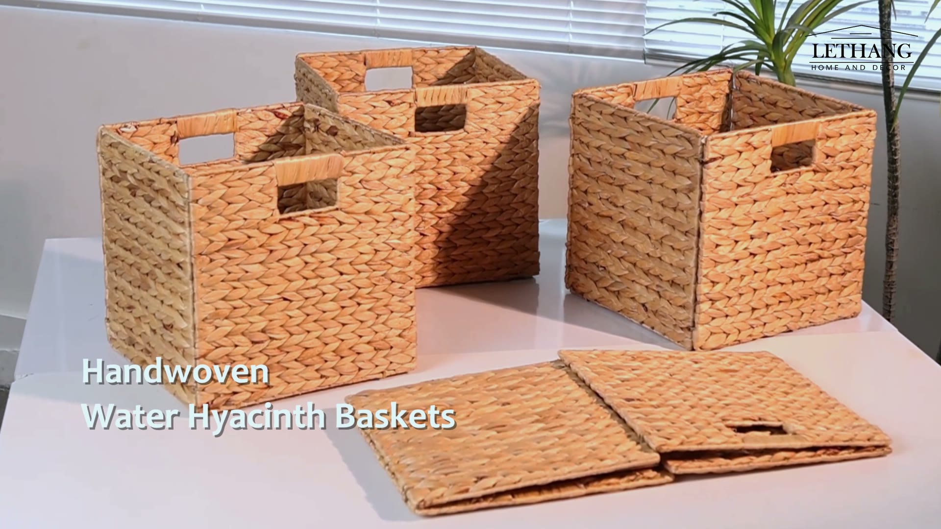 LETHANG handwoven storage baskets